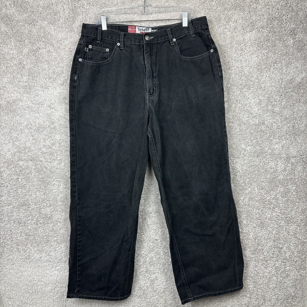 Vintage 90s Bugle‎ Boy Gold Crest Millennium 7M Loose Jeans Men's 38W x 30L